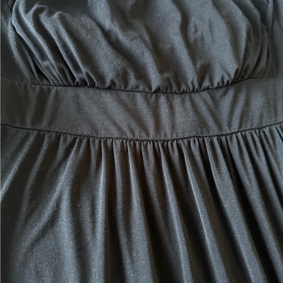 Soma Black Strapless Dress with Tropical Bottom detail L - Picture 3 of 6